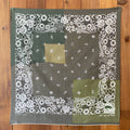 Kapital Bandana Garden Patchwork Bandana - Khaki