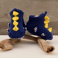 Blue Dino Animal Socks, 9-12cm