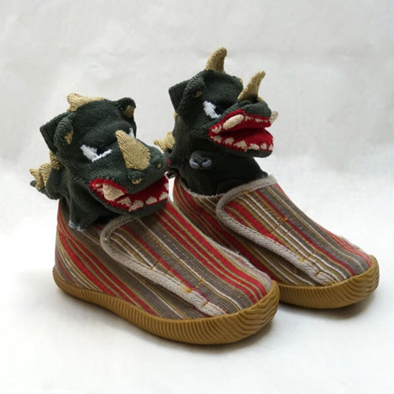 Animal socks, godzilla