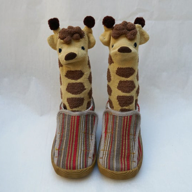 Giraffe Animal Socks