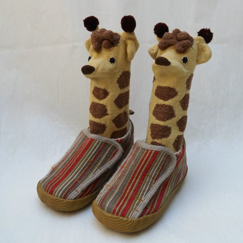 Giraffe Animal Socks