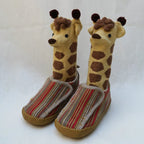 Giraffe Animal Socks