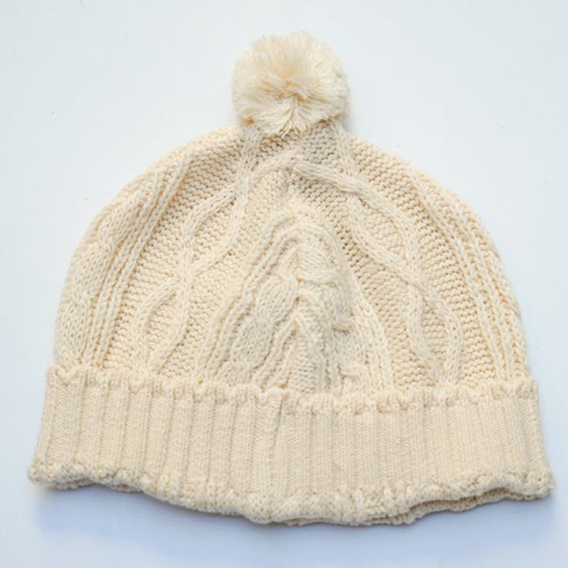 Pompom Baby Hat
