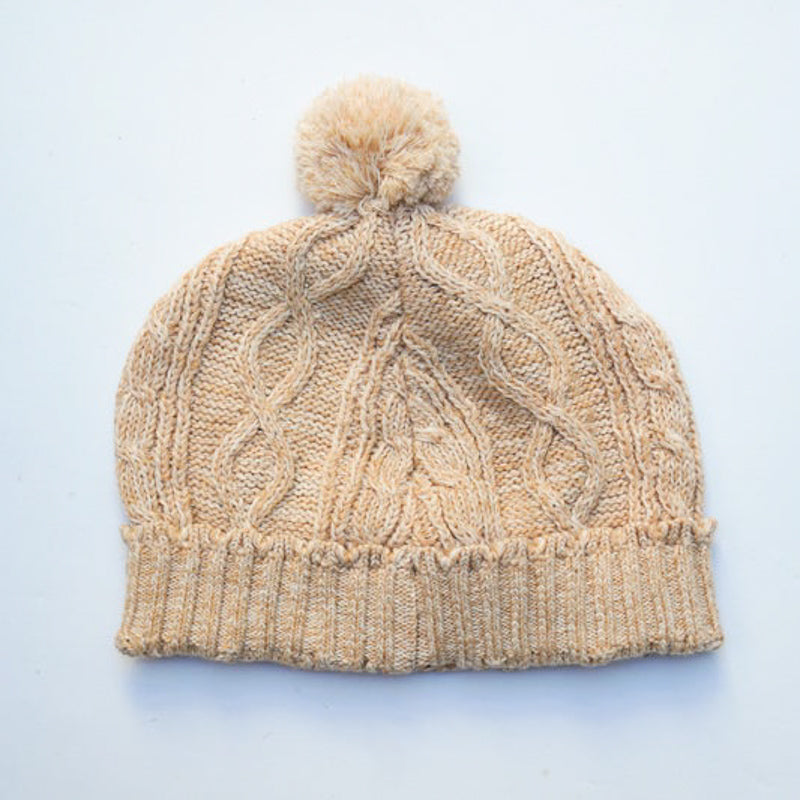 Pompom Baby Hat