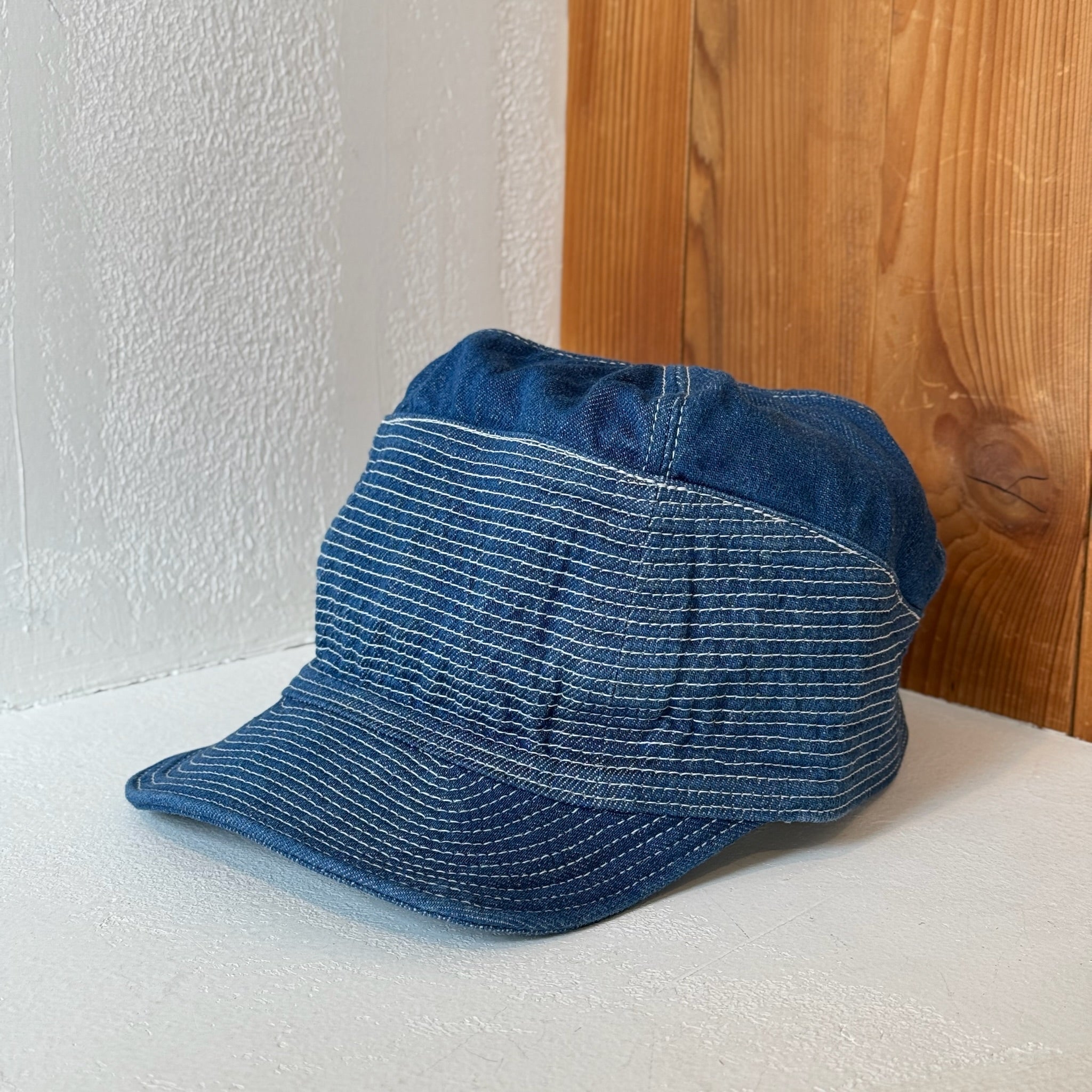 Kapital 11.5oz Old Man and the Sea Denim Cap