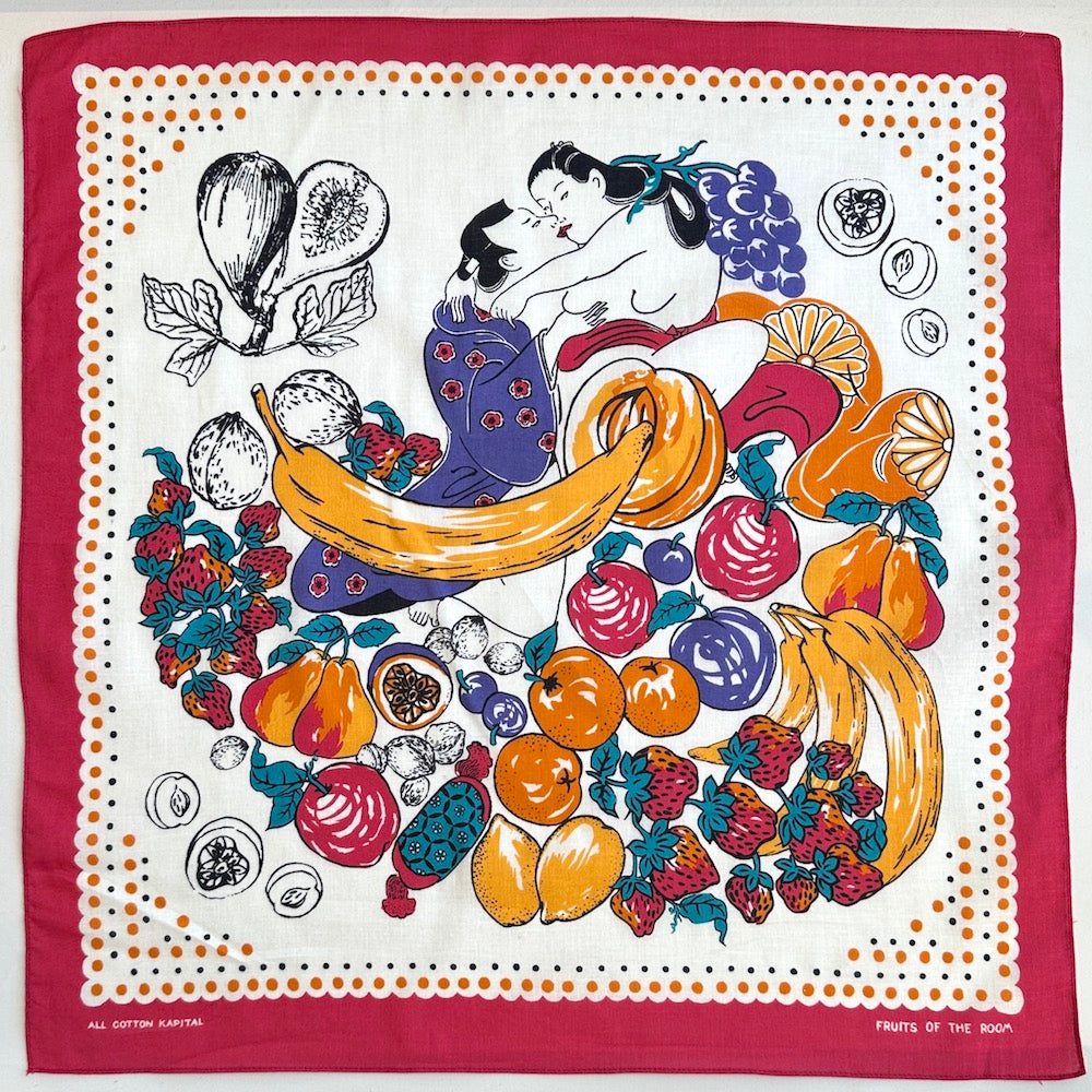 Kapital 'Fruits of the Room' Pink Bandana